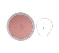 Europa e Stati Uniti da sposa in rete per feste nuziali, balli di fine anno, accessori per capelli, fermagli per capelli, fasce per capelli per feste in costume (26 cm)