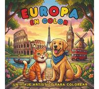 Europa en color: Un viaje artístico para colorear