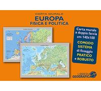Europa fisica e politica (carta murale)
