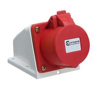 Europa ISS165N 415V 3P+N+E 16A Rosso IP44 Presa Superficie 1 - 2.5mm Sezione