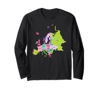 Europa mappa politica con confini e paesi nomi 2 Maglia a Manica