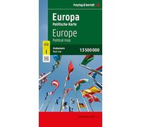 Europa politisch, Straßenkarte 1:3.500.000, freytag & berndt: AK 22