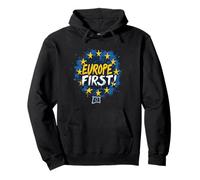 Europa Primo Patriottico Design Stelle Europa Felpa con Cappuccio