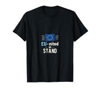 Europa Stelle Uniti Bandiera Maglietta