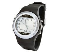 Europa Technology Orologio parlante Talking da UOMO per non vedenti, per anziani, per ipovedenti o ciechi. Annuncio vocale in Italiano con sveglia e calendario. Visualizzazione analogica e/o digitale.