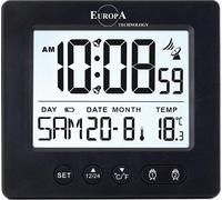 Europa Technology - Sveglia Radio-controllata Dv 535 Rc-nero EUROPA TECHNOLOGY
