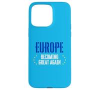 Europa Unione e futuro Difesa dell'UE e Democrazia Custodia per iPhone 15 Pro Max