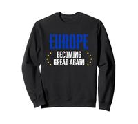 Europa Unione e Futuro Difesa dell'UE e Democrazia Felpa