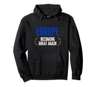 Europa Unione e Futuro Difesa dell'UE e Democrazia Felpa con Cappuccio