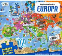 Europa. Viaggia, conosci, esplora. Con puzzle. Ediz. a colori. Con puzzle