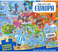 Europa. Viaggia, conosci, esplora. Con puzzle. Ediz. a colori. Con puzzle