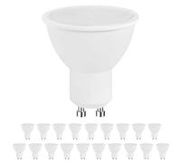 Europalamp - 20 lampadine LED GU10 5 W equivalenti 50 W lampada alogena, bianco 450 LM protezione degli occhi, non dimmerabile, adatto per la decorazione di illuminazione domestica, ecc (3000 K -