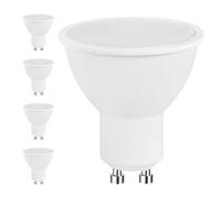 Europalamp - 5 lampadine LED GU10 5 W equivalenti 50 W lampada alogena, bianco 450 LM protezione degli occhi, non dimmerabile, adatto per la decorazione di illuminazione domestica, ecc (6000 K -