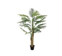Europalms Areca Palme, 3 tronchi, pianta artificiale, 150 cm, verde lussureggiante per decorazioni interne