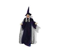 Europalms Halloween Motore Figura della Strega + Suono + LED