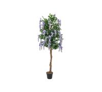 EUROPALMS Laburno Artificiale Viola 150 cm - Pianta Decorativa Realistica per In