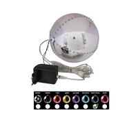 EUROPALMS LED Snowball 15cm Blu Scuro - Effetto Luce LED per Interni