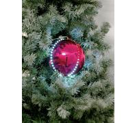 EUROPALMS LED Snowball Rosa 8cm, Set 5 - Proiettore LED da Palco Effetto Luce DM