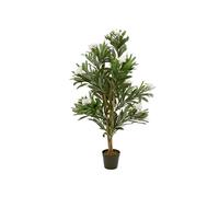 EUROPALMS Oleandro Bianco 120 cm - Pianta Artificiale Realistica con Tronco Natu