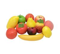 EUROPALMS Set Decorativo di Frutta Finta Multicolore - 12 Pezzi in PE