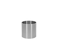 EUROPALMS Vaso in acciaio inox, antracite, altezza 36,5 cm