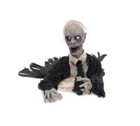 EUROPALMS Zombie Animato 43 cm - Effetto Luce e Suono per Halloween