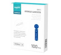 EUROPAPA® Lancette 100 Pezzi, Lancette Sterili Monouso, Lancette Sangue, Lancette Di Sicurezza Per La Misurazione Della Glicemia, Diabetici, Misuratore Di Glicemia Serie EUROPAPA BG Applicabile