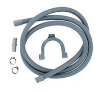 Europart - Kit di prolunga universale per tubo di scarico, lunghezza 2,5 m, raccordo 18/22 mm