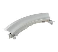Europart - Maniglia per porta lavatrice in plastica, compatibile con BSH Siemens WM12/WM14/WM16, colore: Argento