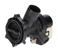 Pompa di scarico come Whirlpool 481010584942 Plaset con testa pompa e filtro per lavatrice