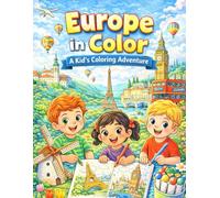 Europe in Color: A Kid's Coloring Adventure