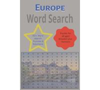 Europe Word Search Book: The coolest continent! | Word Seach book containing 50+ puzzles & Solutions | 6 x 9 inches, 110 pages | Ideal gift for people who love travelling!