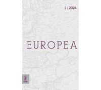 Europea. Rivista semestrale (2024). Vol. 1
