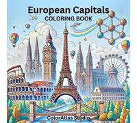 European Capitals Coloring Book