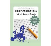 European Countries Word Search Puzzle Book: Discover all the hidden gems per country in this enlightening puzzle book!