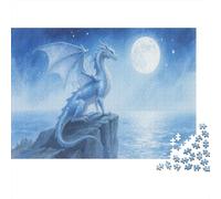 European Dragon Puzzle 1000 Pezzi Puzzle Per Adulti Science Fiction Style Puzzle In Legno ManiSul Gioco Decorazione Della Famiglia 1000pcs (75x50cm)