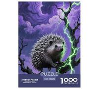 European HedgehogJigsaw Puzzles for Adults 1000 Pieces Age 12+ for Adults Challenge HighDifficulty Beautiful Decoration for Aduits Kids38x26cm/1000pcs