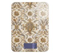 European Retro Golden Patterns Peso perdita di peso Bilancia da viaggio 5 kg/5 g, scala impermeabile grammi e once con 4 unità per la perdita di peso Keto cottura báscula para cocina