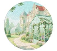 European Style Palace Jigsaw Puzzle Impossibili 1000 Pezzi Edificio Decorazione Per La Casa. Giochi Rilassamento E Intelligence Per Adulti E Bambini Da 12 Anni 1000pcs (67.5x67.5cm)