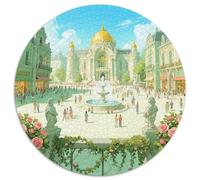 European Style Palace Jigsaw Puzzle Impossible 1000 Pezzi Edificio Decorazione Per La Casa. Giochi Rilassamento E Intelligence Per Adulti E Ragazzi Da 14 Anni 1000pcs (67.5x67.5cm)