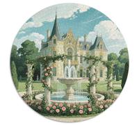 European Style Palace Puzzle Impossibili 1000Pcs Edificio Decorazione Per La Casa. Rilassamento E Intelligence Per Adulti E Ragazzi Da 14 Anni 1000pcs (67.5x67.5cm)
