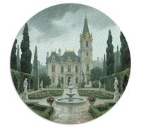 European Style Palace Puzzle Impossible 1000 Pezzi Edificio Decorazione Per La Casa. Rilassamento E Intelligence Per Adulti E Ragazzi Da 14 Anni 1000pcs (67.5x67.5cm)