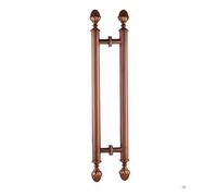 European Style Stainless Steel Interior Exterior Door Pull Push Handle,24/31/39/47/59inch Long Barn Door Pull Handle for Glass/Wood Doors, Double Side Mounted(Rose Gold,150cm/59in)