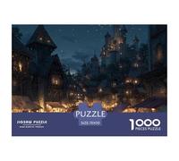 European Style Town Puzzle 1000 Pezzi Per Adulti Perfetto Per Appassionati Di Esperti Sfide Difficili Scompresso Giocattoli Regalo Per La Famiglia Per Adulti E Bambini A Partire Da 12 Anni 70x50cm/10
