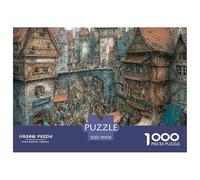 European Style Town Puzzle 1000 Pezzi Per Adulti Perfetto Per Appassionati Di Esperti Sfide Difficili Intrattenimento Creativo Regalo Per La Famiglia Per Adulti E Bambini A Partire Da 12 Anni 70x50cm