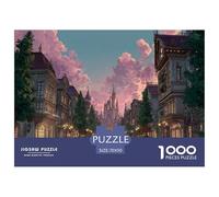 European Style Town Puzzle Da 1000 Pezzi Perfetto Per Appassionati Di Esperti Sfida Impossibile Creativo Regalo Per La Famiglia Per Adulti E Bambini A Partire Da 12 Anni 70x50cm/1000pcs