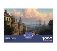 European Style Town Puzzle Da 1000 Pezzi Perfetto Per Appassionati Di Esperti Sfida Impossibile Intrattenimento Creativo Regalo Per La Famiglia Per Adulti E Bambini A Partire Da 12 Anni 38x26cm/1000p