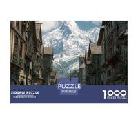 European Style Town Puzzle Da 1000 Pezzi Perfetto Per Appassionati Di Esperti Sfide Difficili Intrattenimento Creativo Regalo Per La Famiglia Per Adulti E Bambini A Partire Da 12 Anni 38x26cm/1000pcs