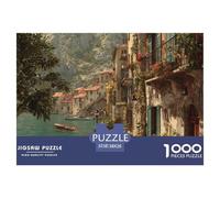 European Style Town Puzzles 1000 Pezzi Perfetto Per Appassionati Di Esperti Sfida Impossibile Creativo Regalo Per La Famiglia Per Adulti E Bambini A Partire Da 12 Anni 38x26cm/1000pcs