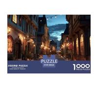 European Style Town Puzzles 1000 Pezzi Perfetto Per Appassionati Di Esperti Sfida Impossibile Scompresso Giocattoli Regalo Per La Famiglia Per Adulti E Bambini A Partire Da 12 Anni 38x26cm/1000pcs